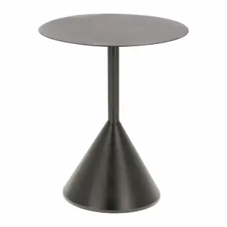 Приставной столик Yinan Ø 48 см черный