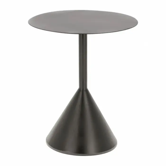 Приставной столик Yinan Ø 48 см черный