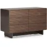 Комод Norlen с 6 ящиками шпон ореха 120 x 75 см