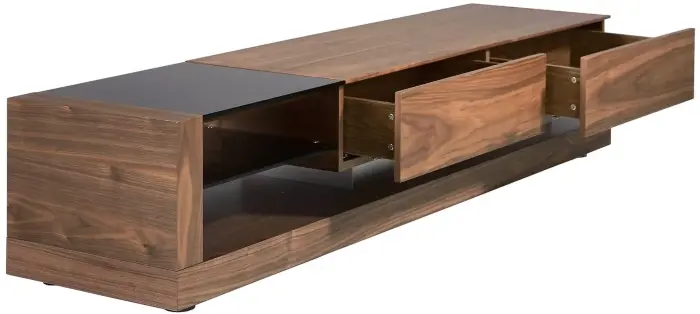 Тумба под ТВ MF1317A /3139 орех черный витраж