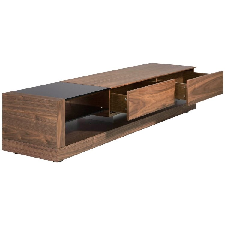 Тумба под ТВ MF1317A /3139 орех черный витраж