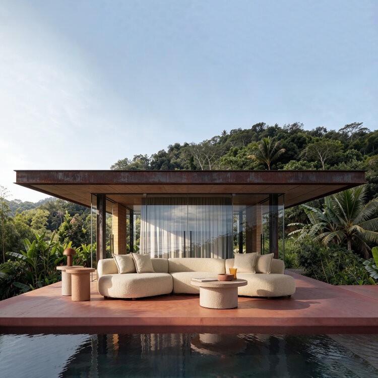 Уличный журнальный столик BANFE 37211