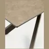 Atminda Раздвижной стол из керамики и стали с коричневой отделкой 160 (210) x 90 см