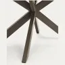 Atminda Раздвижной стол из керамики и стали с коричневой отделкой 160 (210) x 90 см