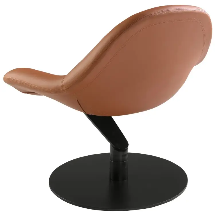 Кресло поворотное 5116/SF991 коричневое из экокожи