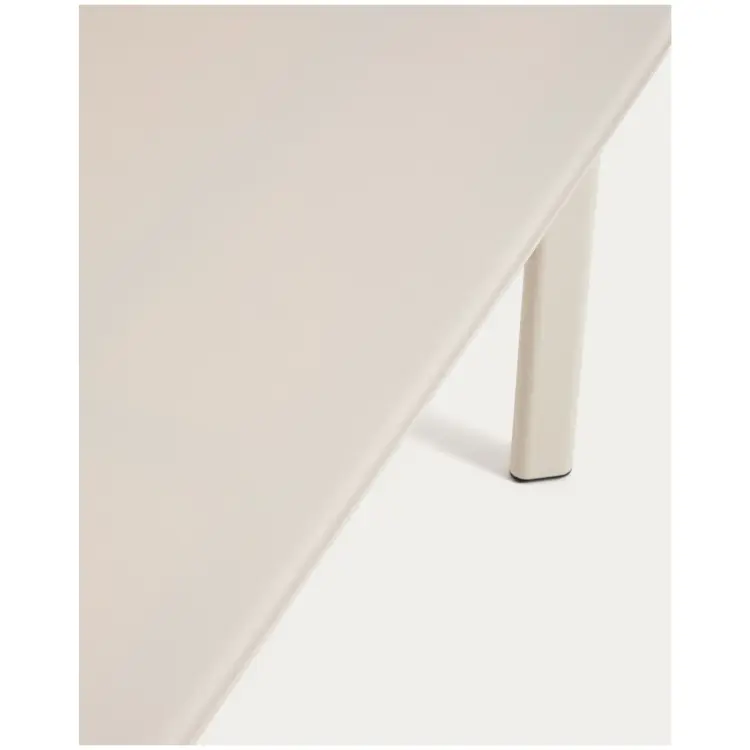 Комплект садовой мебели Erice стол и 6 стульев из алюминия цвета экрю и веревки