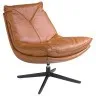 Вращающееся кресло 5096/A8036 с обивкой из кожи