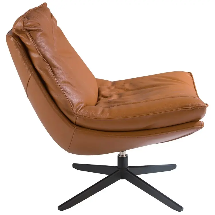 Вращающееся кресло 5096/A8036 с обивкой из кожи