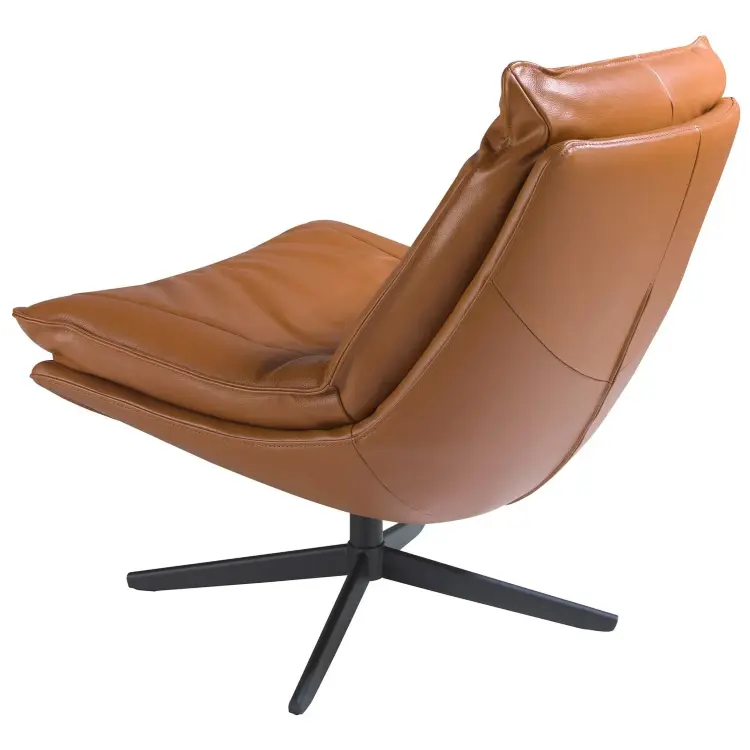 Вращающееся кресло 5096/A8036 с обивкой из кожи