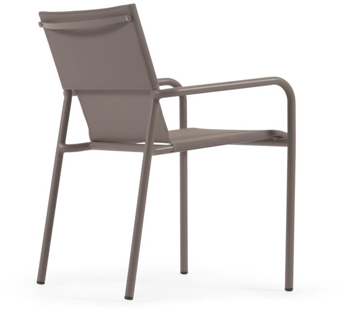 Zaltana Алюминиевый стул для улицы коричневый матовый цвет