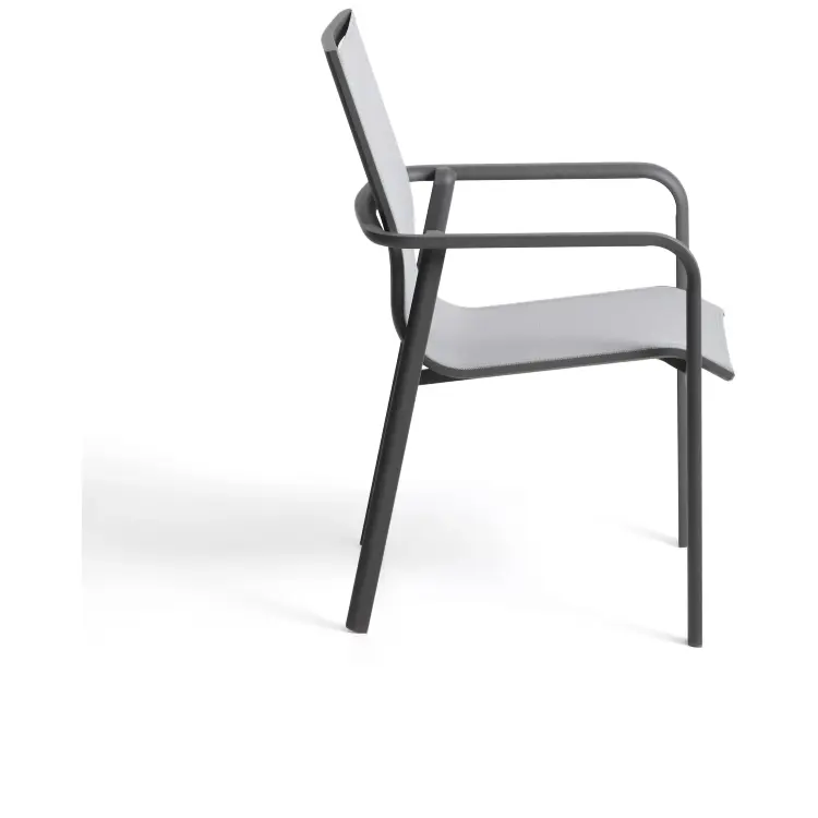 Уличный стул Canea из графитового алюминия