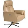 Вращающееся кресло Double Relax/ 5086 с кожаной обивкой