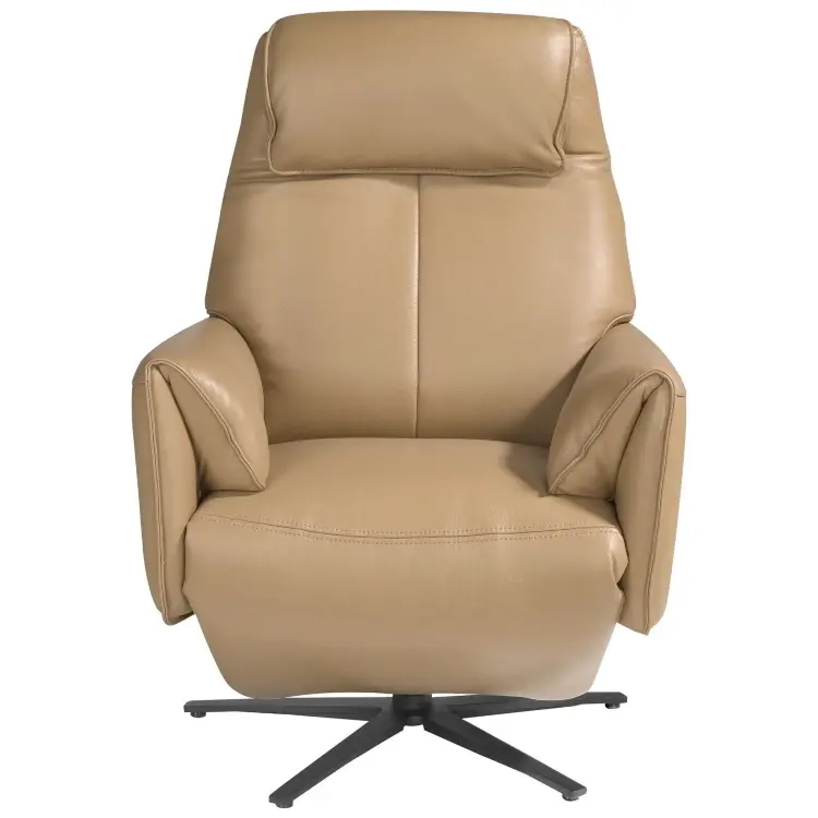 Вращающееся кресло Double Relax/ 5086 с кожаной обивкой