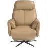 Вращающееся кресло Double Relax/ 5086 с кожаной обивкой