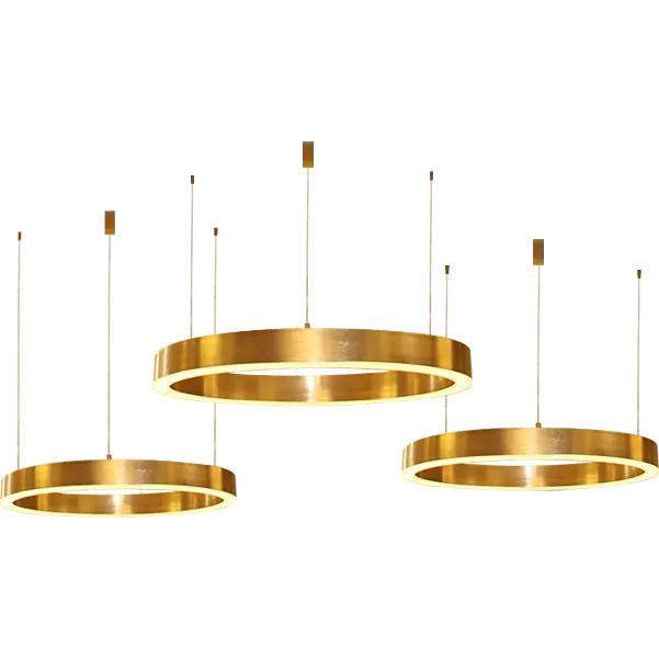 Светильник Light Ring Horizontal Copper Gold