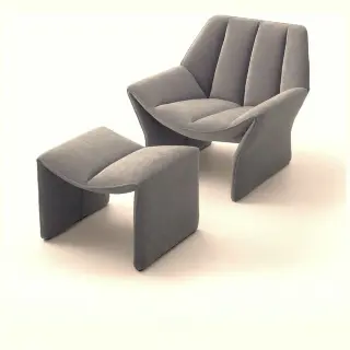 Кресло с оттоманкой Hirundo