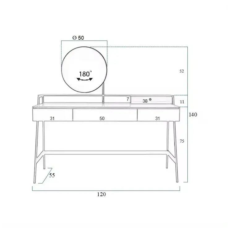 Консоль с зеркалом Venere