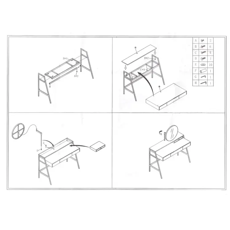 Консоль с зеркалом Venere