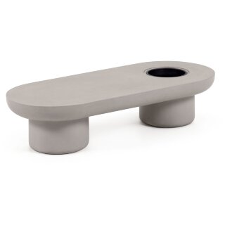 Журнальный столик Taimi из бетона для улицы Ø 140 x 60 см