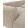 Диван 2-местный Blok с левым шезлонгом бежевый