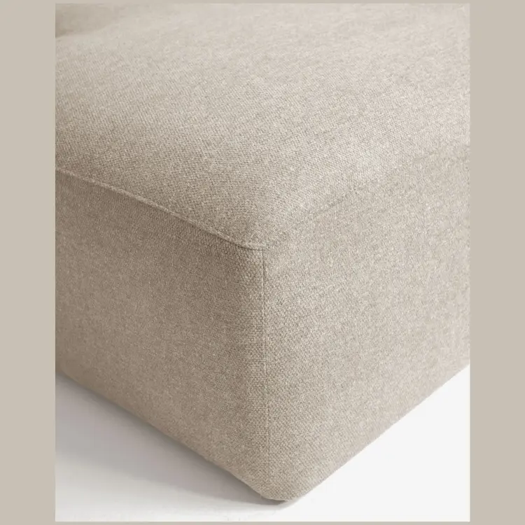 Диван 2-местный Blok с левым шезлонгом бежевый