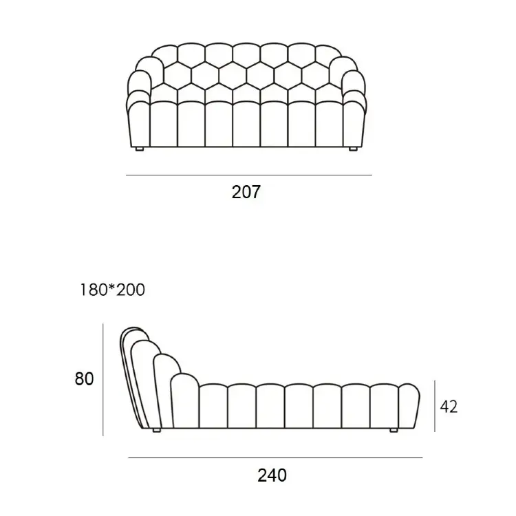 Двуспальная кровать Bubble