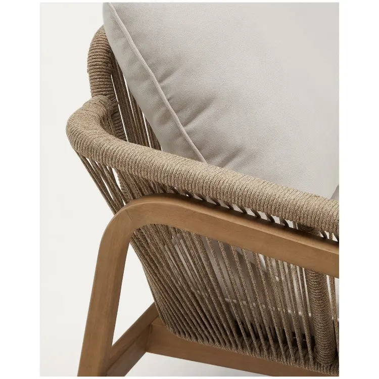 Комплект Vellana: 3-местный диван, 2 кресла и журнальный столик из 100% массива акации