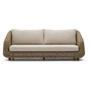 3-местный диван Meria из искусственного ротанга 208 см