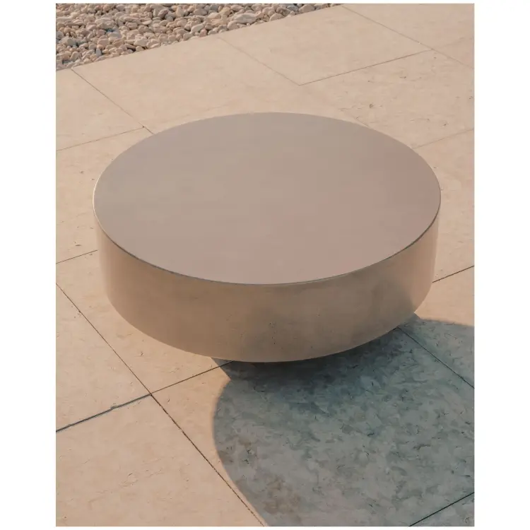 Garbet Журнальный столик цемент Ø 80 см
