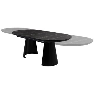 Capri Раздвижной обеденный стол с мраморной столешницей