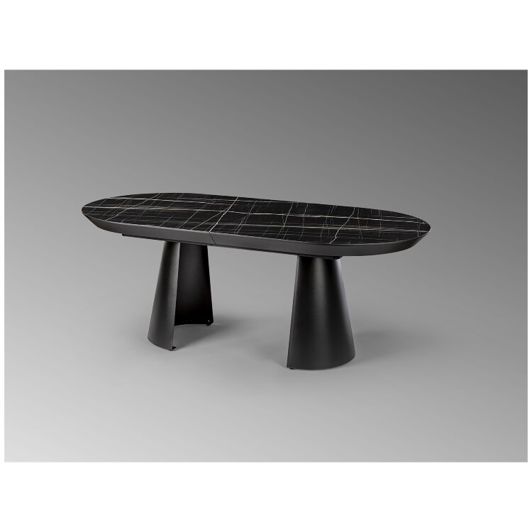 Capri Раздвижной обеденный стол с мраморной столешницей