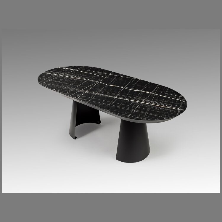 Capri Раздвижной обеденный стол с мраморной столешницей