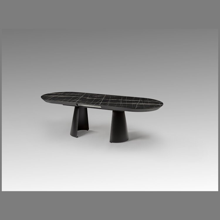 Capri Раздвижной обеденный стол с мраморной столешницей