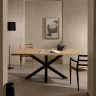 Стол Arya 160x100 черный натуральный