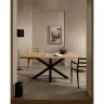 Стол Arya 160x100 черный натуральный