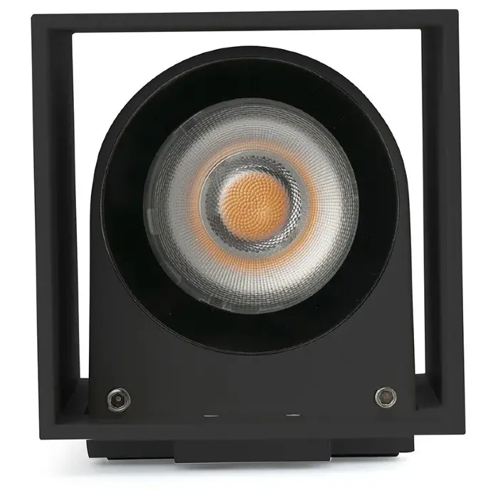 KOV Уличный настенный светильник черный LED 6W 2700K 14°