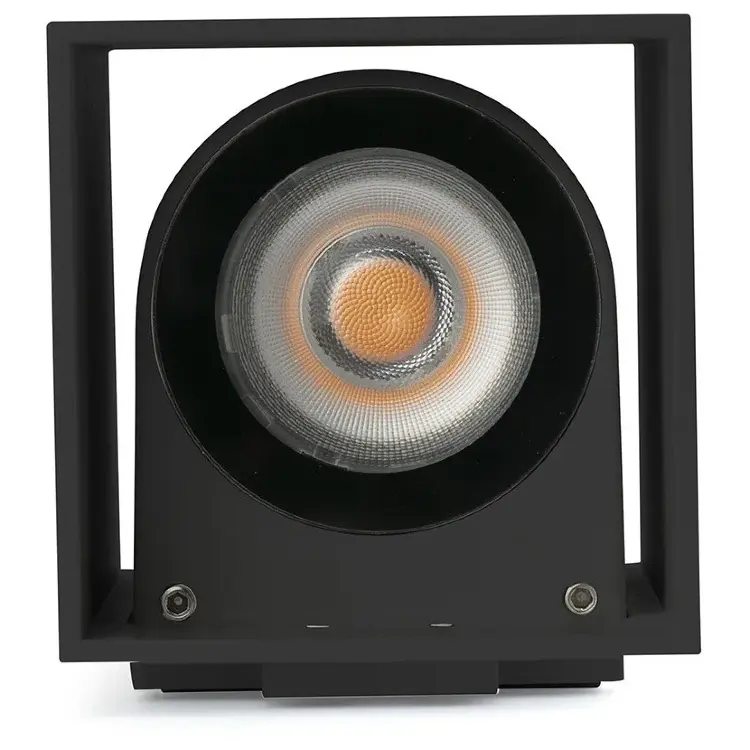 KOV Уличный настенный светильник черный LED 6W 2700K 14°