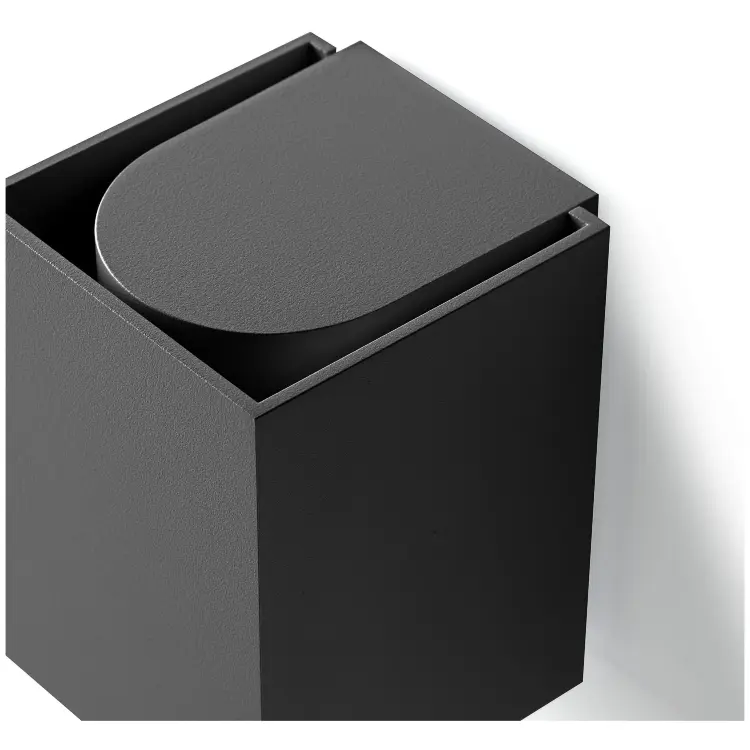 KOV Уличный настенный светильник черный LED 6W 2700K 14°