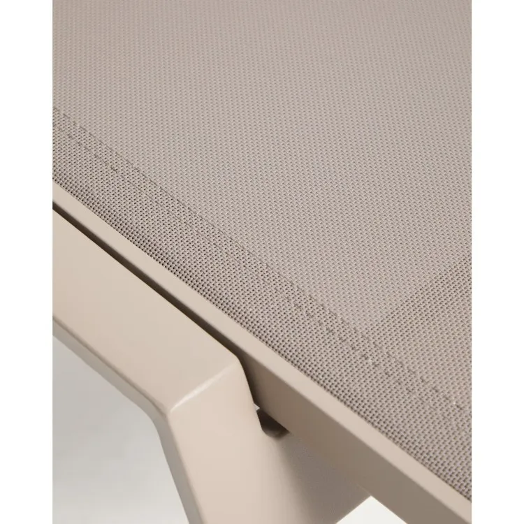 Шезлонг Capraia из бежевого алюминия