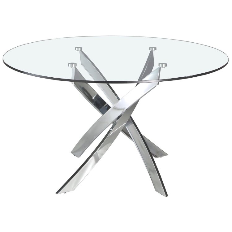 Стол обеденный F2133 /1061 стеклянный Ø130