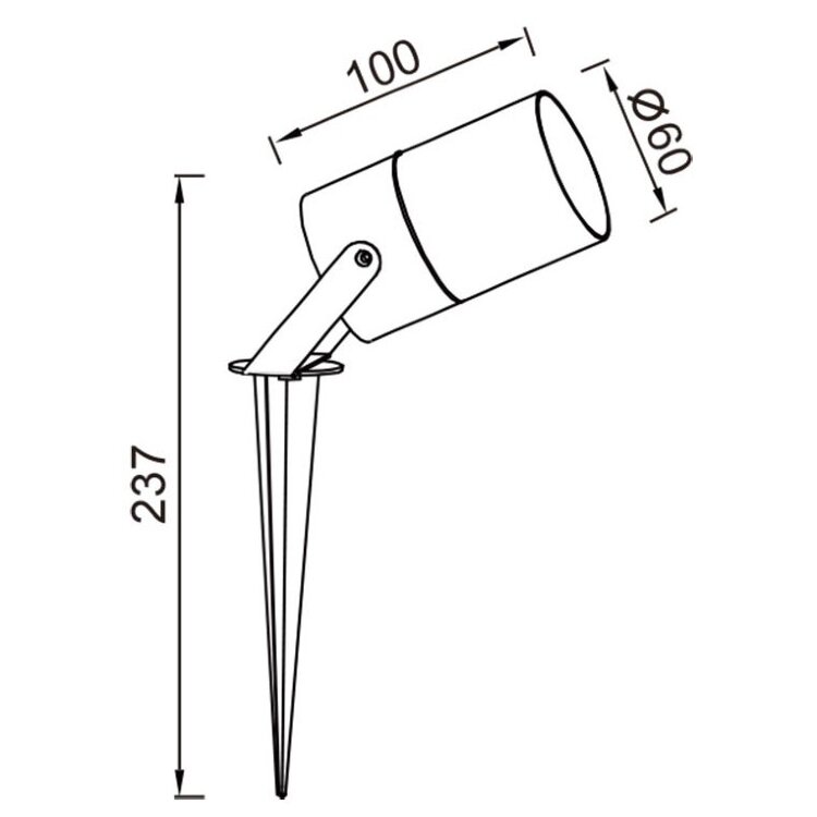9288 Наземный уличный светильник QUEBEC