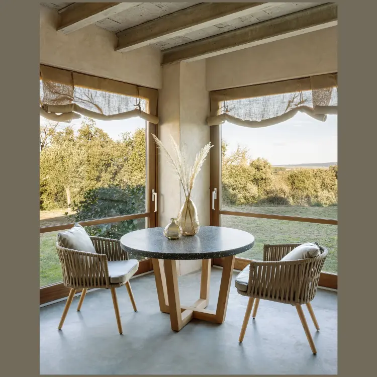 Ваза Lhad коричневое стекло 36 см