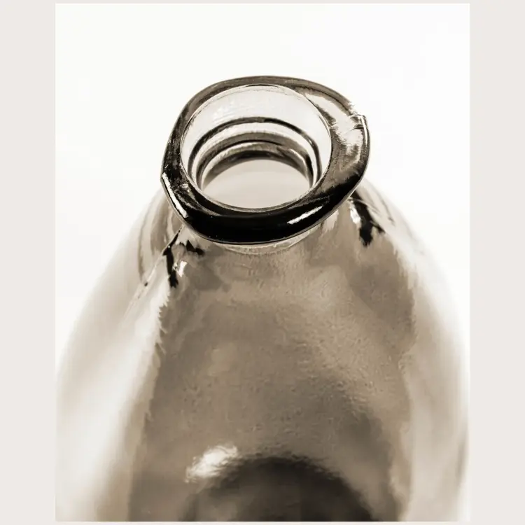 Ваза Lhad коричневое стекло 36 см