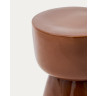 Приставной столик Mesquida из керамики коричневый