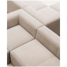 Диван угловой 6 местный Blok 320 x 320 cm бежевый