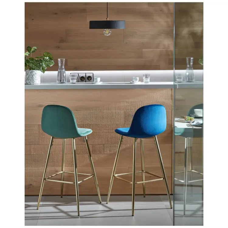 Барный стул Nilson темно-синий