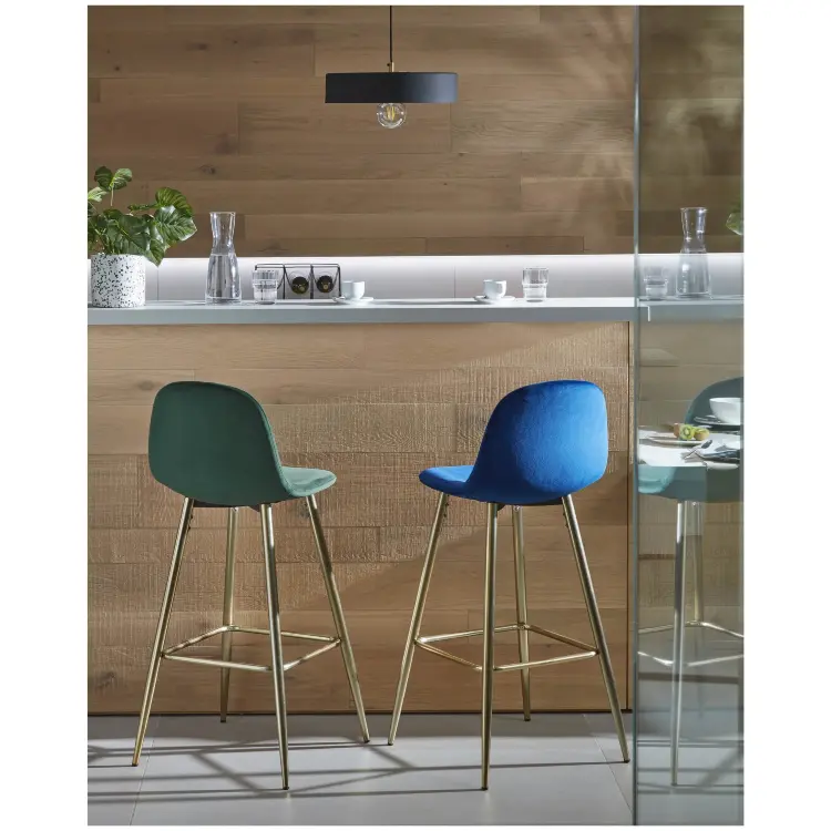 Барный стул Nilson темно-синий