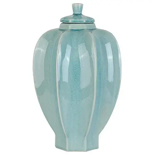 Ваза Glazed blue vase