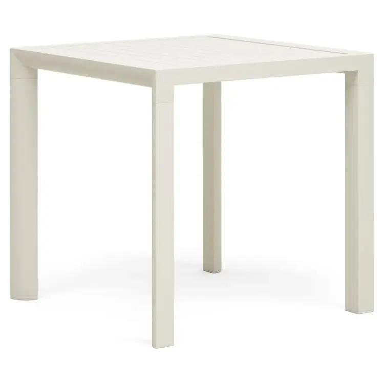 Culip Алюминиевый уличный стол с порошковым покрытием белого цвета 77 x 77 см