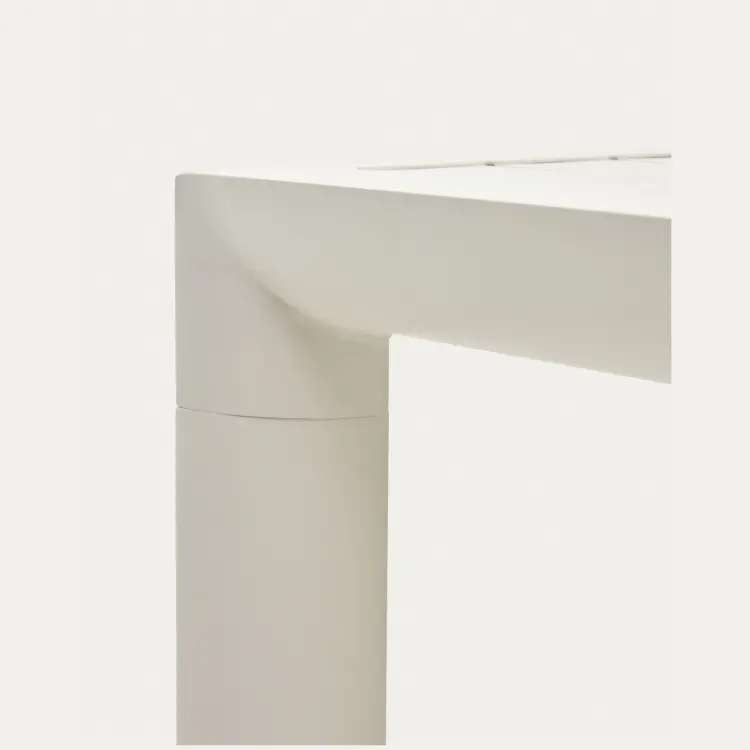 Culip Алюминиевый уличный стол с порошковым покрытием белого цвета 77 x 77 см